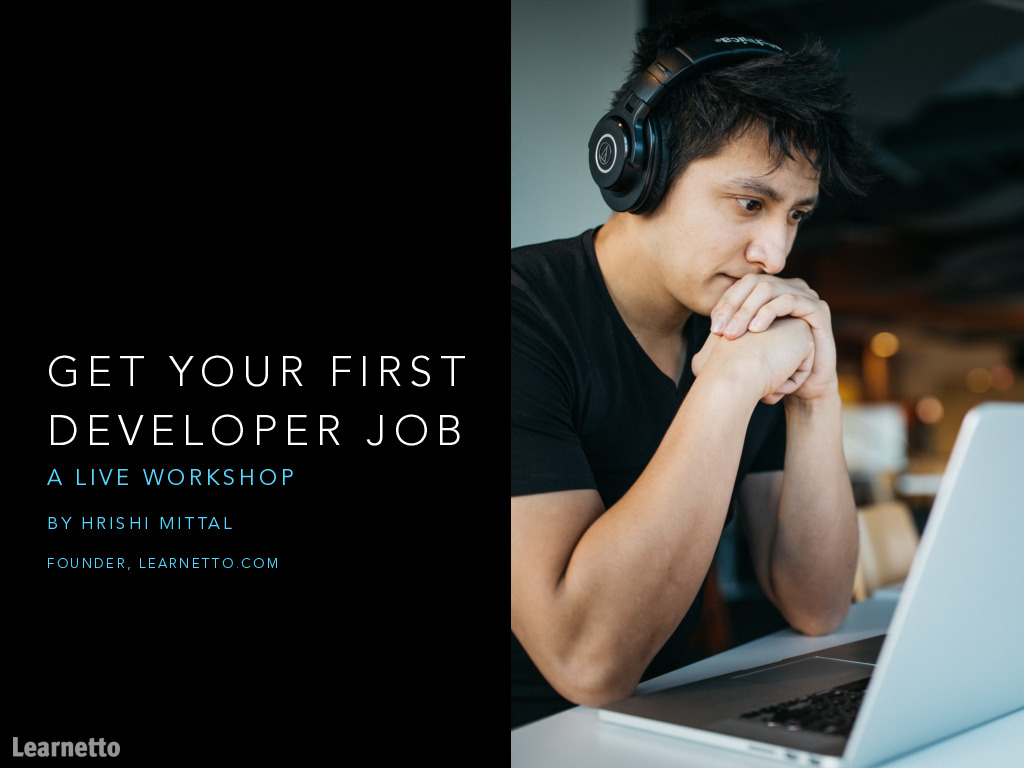 The slides and words in this thread are from my free video course Get Your First Developer Job on  @lrntto.I go in a lot more more depth in the course, so check it out -  https://learnetto.com/users/hrishio/courses/get-your-first-developer-jobPlease retweet and share with someone who might find this thread useful.</THREAD>