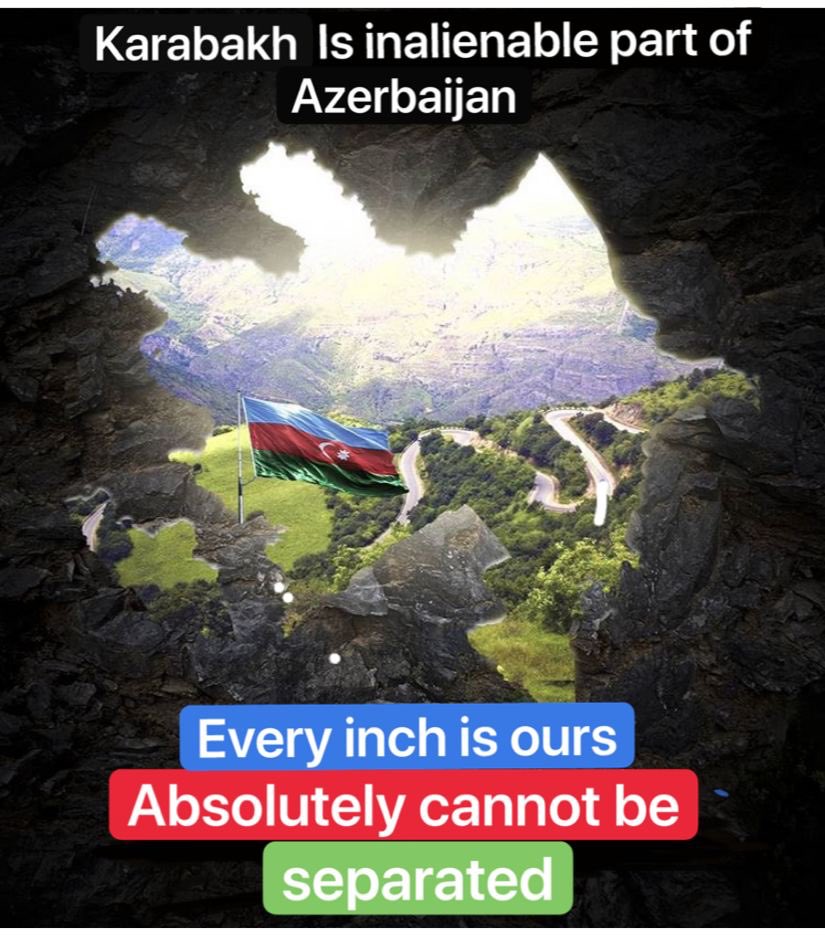 ShahiAZE's tweet photo. Karabakh is Azerbaijan and no one can dispute it. #KarabakhisAzerbaijan https://t.co/qRjirZSaZK