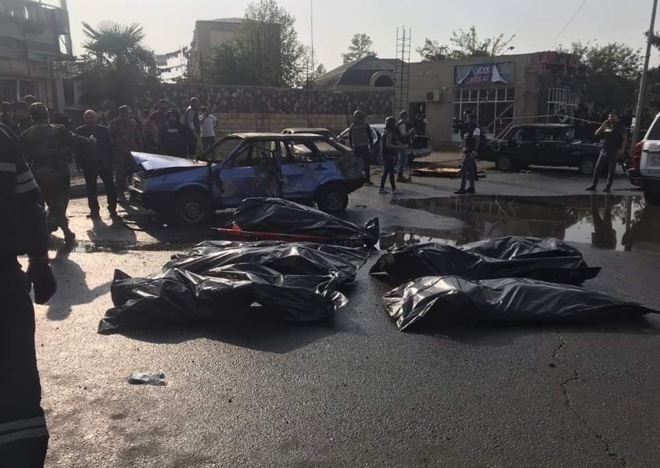 This is neither Afghanistan nor Syria. The Armenian army continues to target civilians and use banned weapons. #Bardacity  #prayforBarda