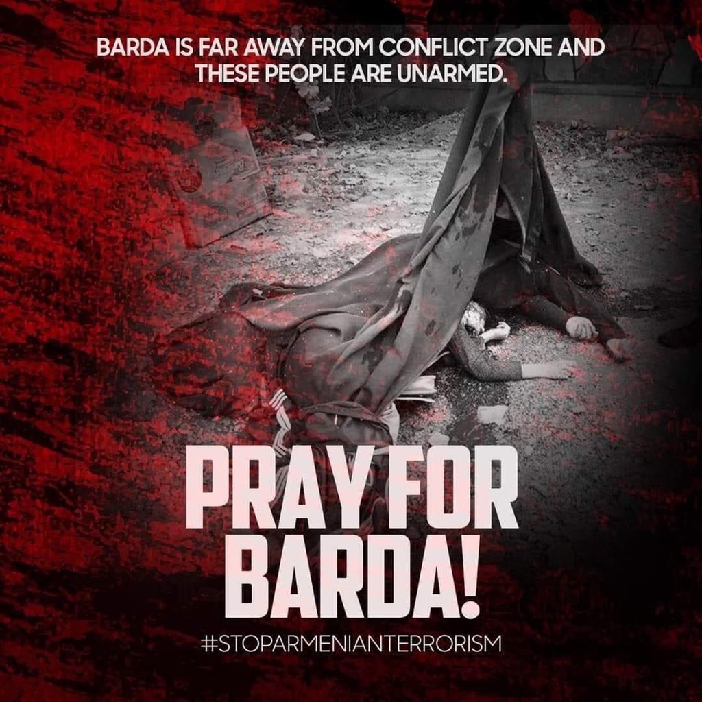 The Armenian army continues to target civilians and use banned weapons. #Bardacity
