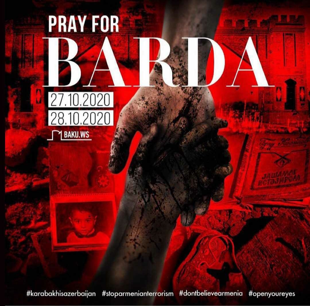 Allah bəlanızı versin!!!
#PrayForBarda #PrayForBarda