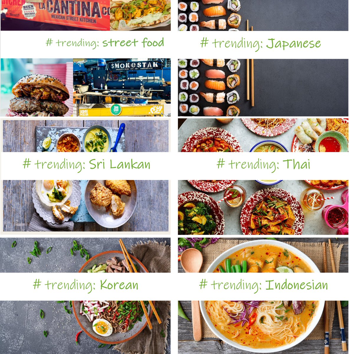 jdmfoodgroup's tweet photo. Eating at home is the new eating out. To help consumers create street food at home we have developed some great stir fry sauces and pastes that focus on trending cuisines.
#food #foodmanufacturer #trendingcuisines #streetfood #stirfry #stirfrysauces #stirfrypastes https://t.co/qLYSC2TOoq