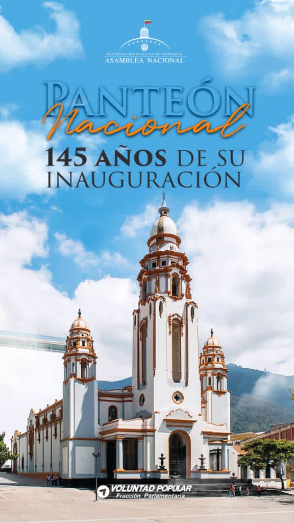 Hoy se cumplen 145 años de la inauguración del #PanteónNacional, originalmente era una iglesia llamada Santísima Trinidad, actualmente en este lugar reposan los restos de personajes ilustres del país.