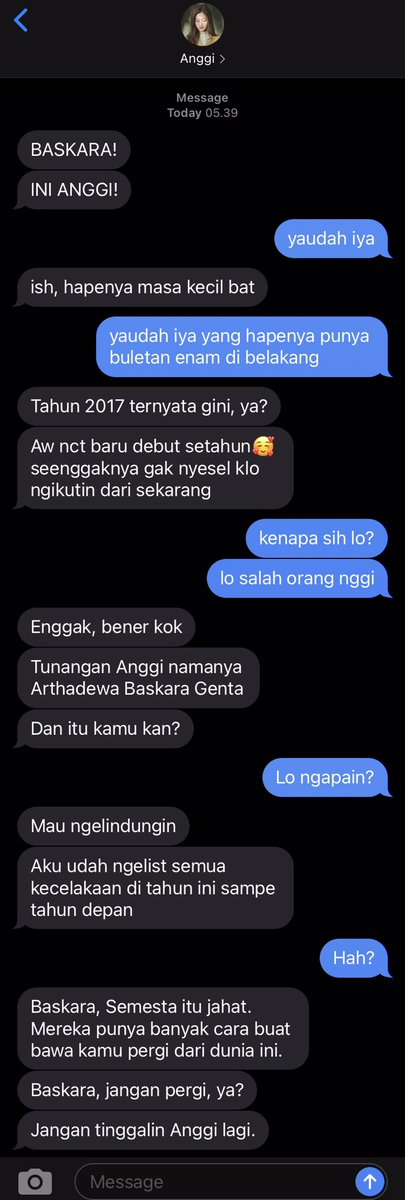 pcyromaniacsxz's tweet photo. ✎ᝰ┆ 𝐰𝐞𝐥𝐜𝐨𝐦𝐞 𝐡𝐨𝐦𝐞, 𝐛𝐚𝐬𝐤𝐚𝐫𝐚

    ❝Semesta punya banyak cara buat                                   
        bawa kamu pergi dari dunia ini.❞

           doyoung alternate universe https://t.co/c9A0kUjFzq