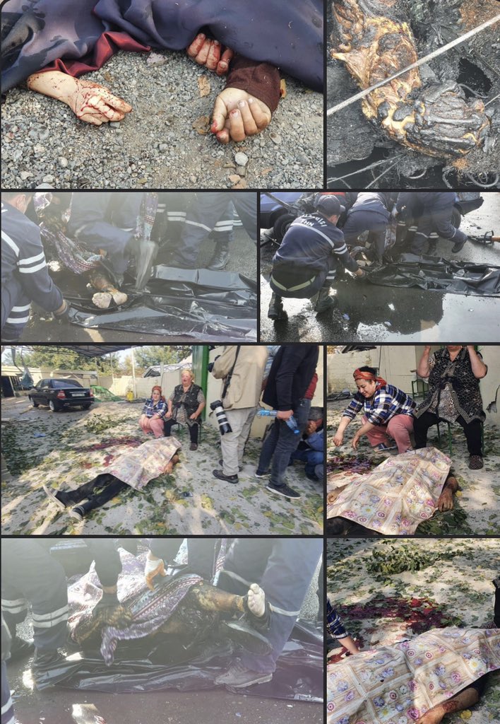 28.10.2020
Another genocide by Armenian Armed Forces in Barda. 20 dead, 40 wounded civilians including children. #PrayForBarda #PrayforAzerbaijan #StopArmenianAggression #StopArmenianTerrorism