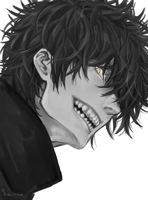 リプきたキャラの顔だけ描くやつ① 影浦くん! 