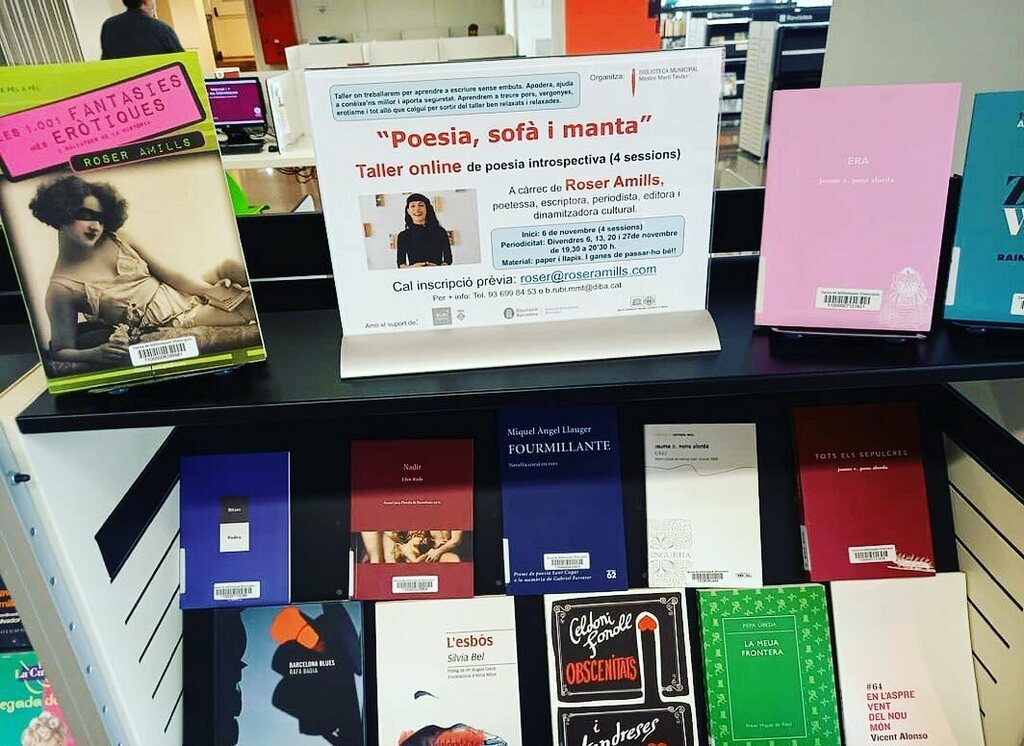 roseramills's tweet photo. #inscripcionsobertes pel taller de poesia GRATUÏT i ONLINE #sofàimanta amb @bibliotecammt #llegirensfalliures i dona #plaer #rubicity : enviau-me mail per apuntar-vos (correu, queden places disponibles) https://t.co/OOzPqn8A3n https://t.co/lb6DDakaPm
