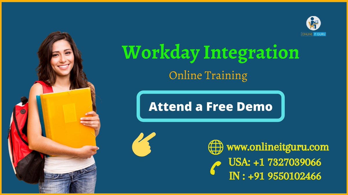 bhanu57964510's tweet image. @Onlineitguru is one of the best  Online Training institutes for #WorkdayIntegrationTraining India. Onlineitguru providing complete real-time training with Live Projects and assignments. contact at +91 9550102466 Register For Free Demo
onlineitguru.com/workday-integr…