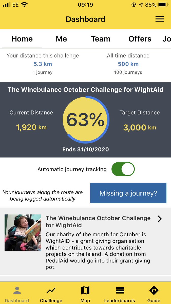 With only four days left of the <a href="/WightandWessex/">Wight & Wessex Wines</a> Wines October Challenge, it's going to be a hard task to reach the 3000km target. <a href="/WightAid/">WightAID</a> have a £100 donation guaranteed, but if the target is reached they'll receive £200. Keep tracking your rides to help out!