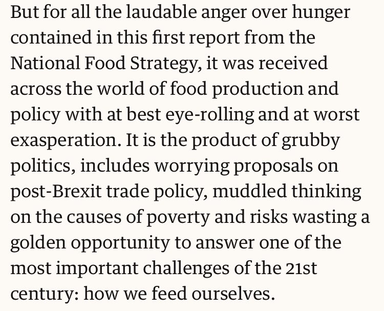 And here are the relevant paragraphs from my August 1 column. As you’ll see Pierce really is wrong. I describe the free school meals stuff as laudable. The rest of it, not so much. Dimbleby fails in his strategy to consider the causes of poverty requiring those free meals 3/