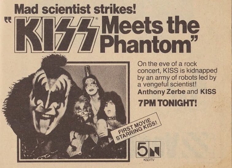 On This Day: “KISS Meets the Phantom” aired on NBC on October 28, 1978. @kiss @PaulStanleyLive @genesimmons #KISS #Halloween https://t.co/WpyH7uKMaK