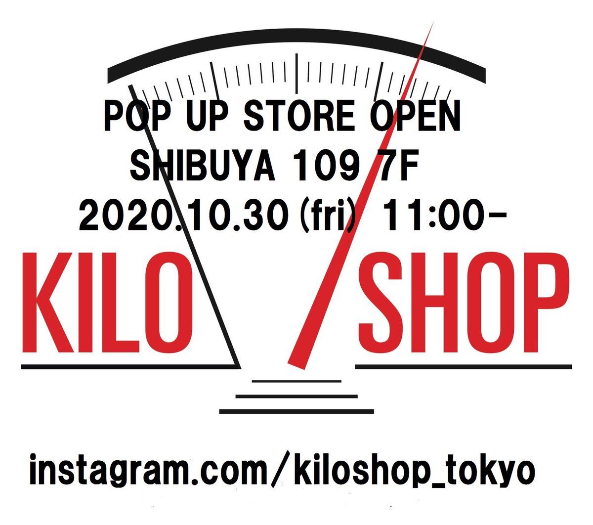 KILOSHOP_TOKYO's tweet photo. 💡information 💡
いつもKILOSHOP TOKYOをご愛顧頂き、誠にありがとうございます。
『KILOSHOP TOKYO POP UP STORE SHIBUYA109』を商品を新たに、開催いたします🎉
SHIBUYA109 7F
10月30日（金）11:00オープン🌈
スタッフ一同、皆様のご来店心よりお待ちしております😌 https://t.co/f8D63we2Yp