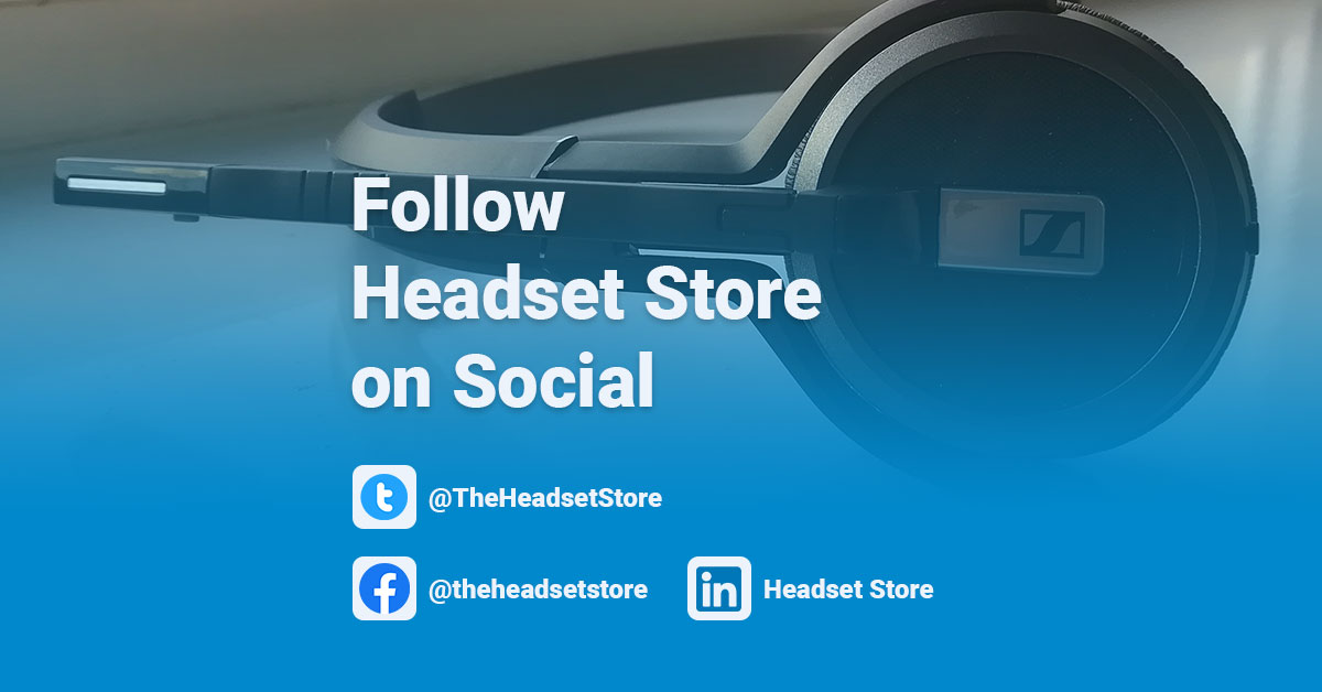 TheHeadsetStore's tweet image. Did you know we're on LinkedIn &amp;amp; Facebook too? Give us a follow to stay up to date on all the latest news &amp;amp; deals. Follow us on Facebook here - ow.ly/XhmK50C47Zn:  and LinkedIn: ow.ly/W0Kv50C47Zm