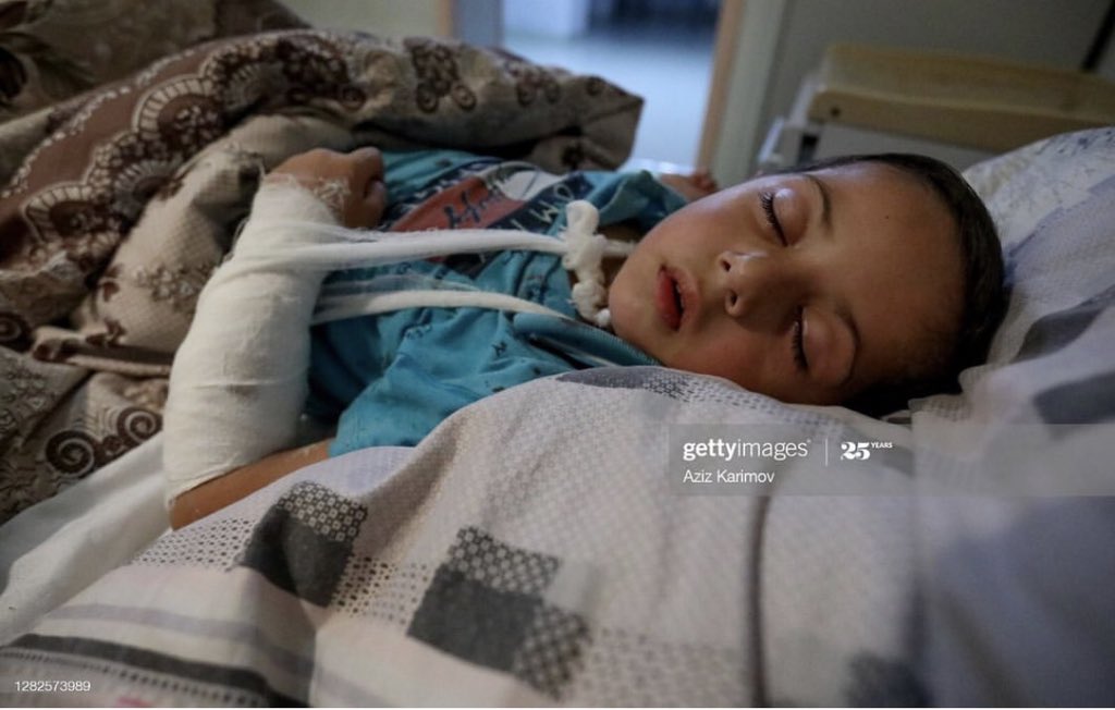 #Armenia/n terrorists launched barbaric attacks to civilians with missiles in #Barda city AGAIN!
#PrayForBarda #StopArmenianTerrorism #StopArmenianAggression