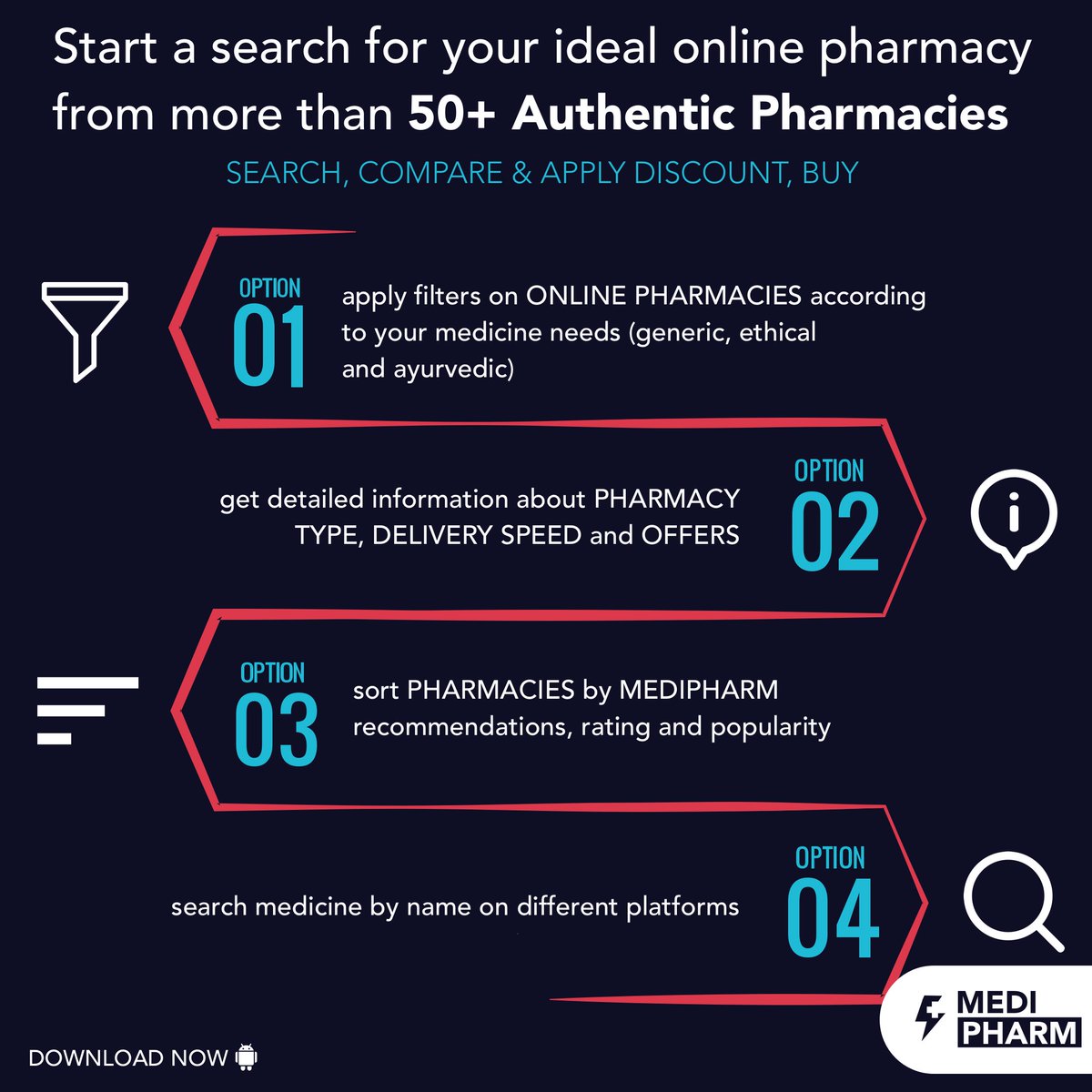 medipharm_india's tweet photo. Download MEDIPHARM app link is in BIO. Buy medicine, book lab test or consult doctor online at affordable prices.

#medipharm #mfine #practo #jiva #jivaayurveda #SaveWithMediPharm #EatHealthy #1mg #medicine #docsapp #Medlife #medipharm #netmeds #medlife #medicine #pharmacy https://t.co/hZU6nenJSJ