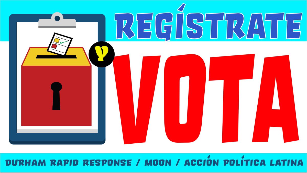 Del 15 al 31 de octubre. Regístrate y Vota! Para encontrar tu urna más cercana sale click aquí ➡️ vt.ncsbe.gov/PPLkup/ facebook.com/guikilikes/