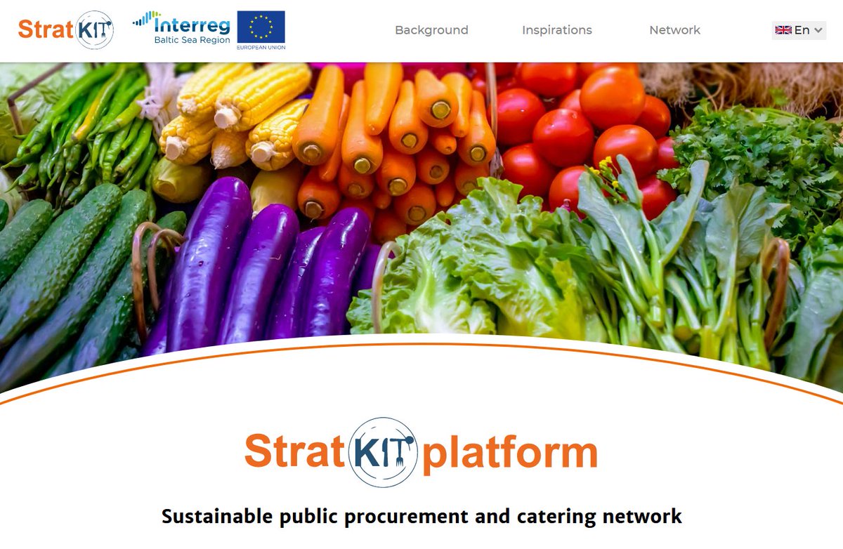 You always wondered if #publiccanteens can become sustainable? You’d like to connect with #caterers, #procurers or other stakeholders working on this question? Find out more, become a network member, add your own examples on our online platform: stratkit.eu