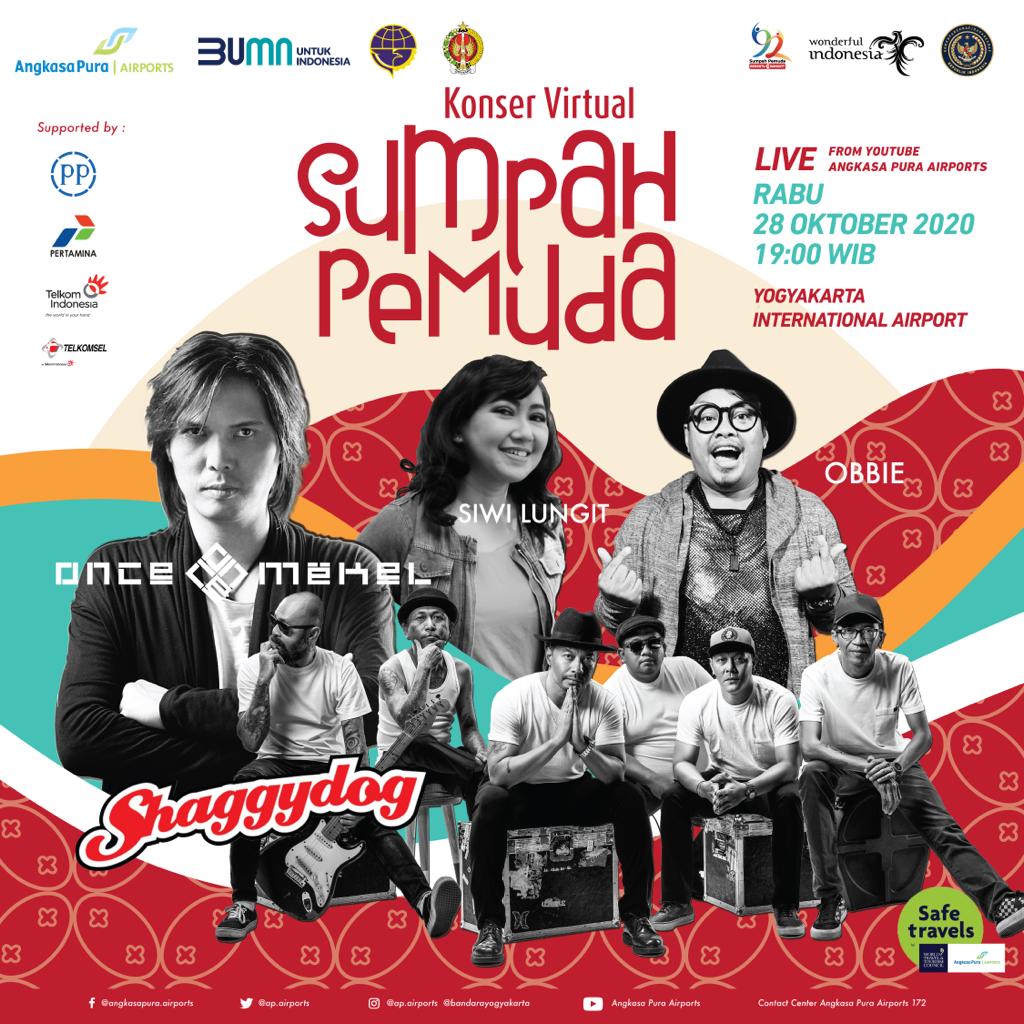 palembangtwt's tweet photo. Bangga? udah pasti lah, Jogja selalu bikin bangga dengan seninya dan dengan diadakannya konser virtual ini bikin aku makin sadar seberapa cinta kita sama negeri #KonserSumpahPemudaYIA https://t.co/RwZaZXmCo5 @AP_Airports @bandarayogyakarta https://t.co/5URBLT44ij