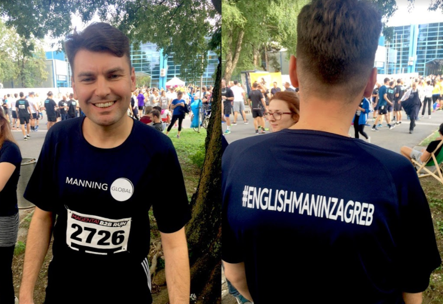 ManningGlobal's tweet photo. "Happy Manniversary everybody! Matthew Elliott, MG's Digital #Marketing Specialist here. My favourite memory comes from 2017, when Team MG had all the fun of the 5K #run [#B2BRun, #Zagreb] and proved we're a winning team... as well as showing we can #recruit as well as we run!" https://t.co/UN5BtZTims