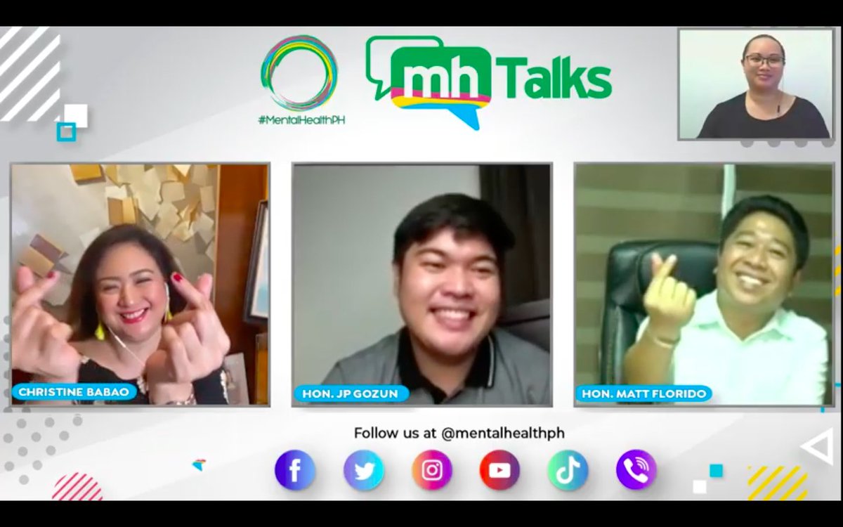 mentalhealthph's tweet image. Thank you, SK Chair JP Gozun and Mayor Matt for inspiring us! 

#MHTalks
#SulongMH
#MoveForMentalHealth
#TuloyAngKwento