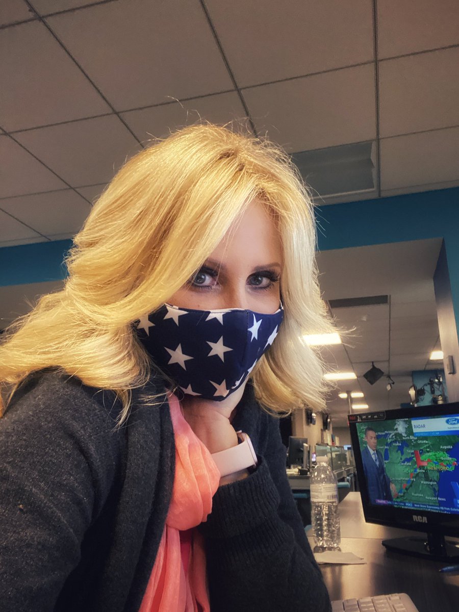 Bought another new mask 😷 Stocking up since we are NOT rounding the corner. And NY is doing well when we all do our part. Wear mine all the time at work unless I’m on air. Then my co-workers protect ME by wearing THEIRS. Thank you to everyone who follows this small act of caring