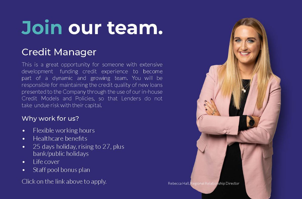 We're hiring! We're looking for a Credit Manager to join our growing team.
If you're interested in this role then apply via the link!
➡️ assetzcapital.co.uk/careers/88