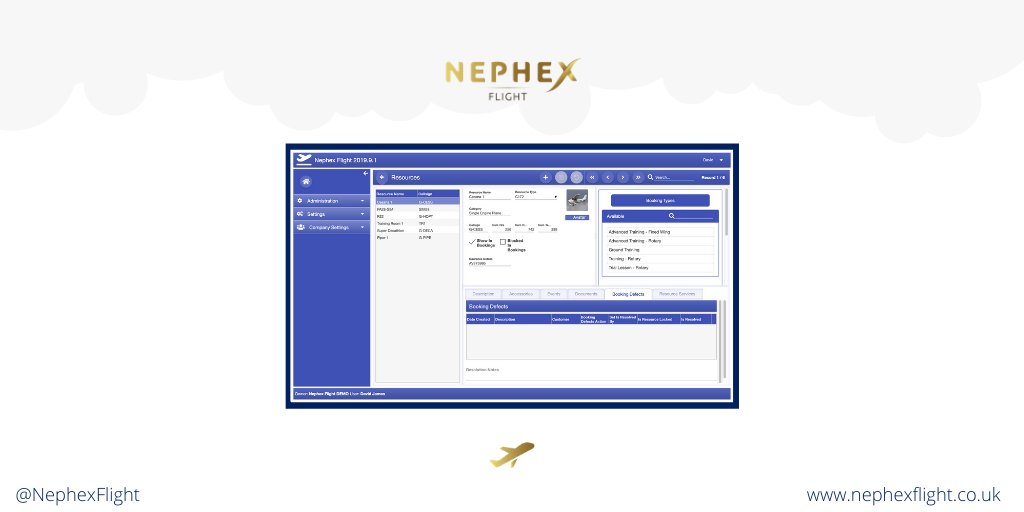 NephexFlight's tweet photo. With Nephex Flight you can easily add maintenance schedules, and create reminders so you never miss out on a service. When creating bookings all of this is taken into account so you dont need to worry!

Find out more here: https://t.co/kyL72Ift0I

 #flighttraining #aviation https://t.co/IsNNeVHjXj