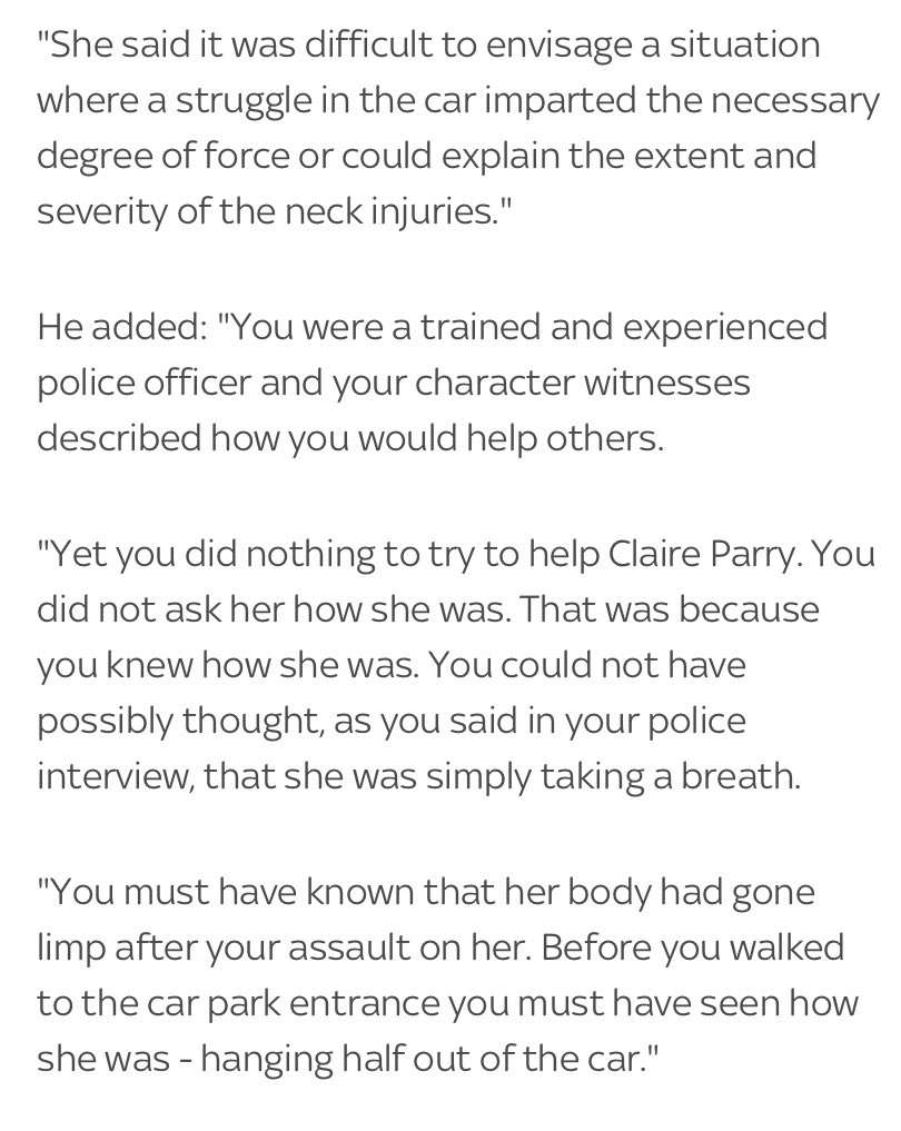 The judge appeared to reject Brehmer’s claim of a “kerfuffle” having inadvertently caused the fatal injury. He seemed sure that Brehmer strangled Claire Party and intended to kill or very seriously harm her.