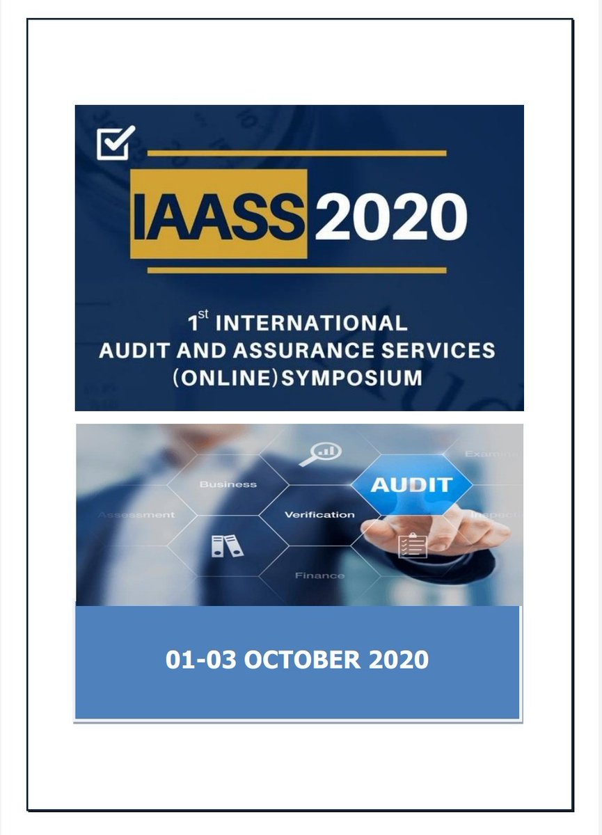 TurkishSAI's tweet photo. ➡️Extended Summaries Book of the “1st International Audit and Assurance Services (Online) Symposium” is available. 👇

📚: https://t.co/trcjhi8Xo3

" CYBER SECURITY AND DIGITAL AUDIT "

#INTOSAI_GS #EUROSAI_OP #ECOSAI_1994 #SAIs https://t.co/ufIKtJvQ4Y