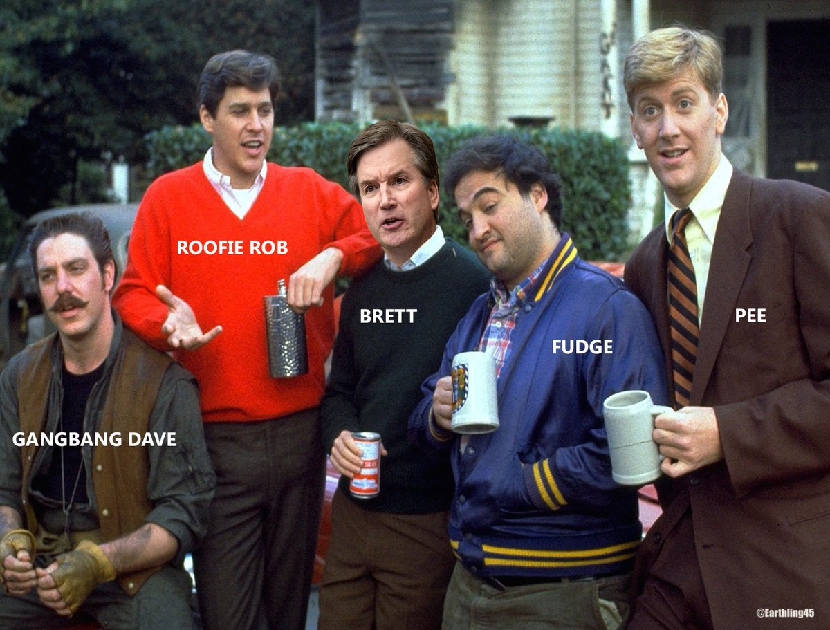 Earthling45's tweet image. #KavanaughisCompromised