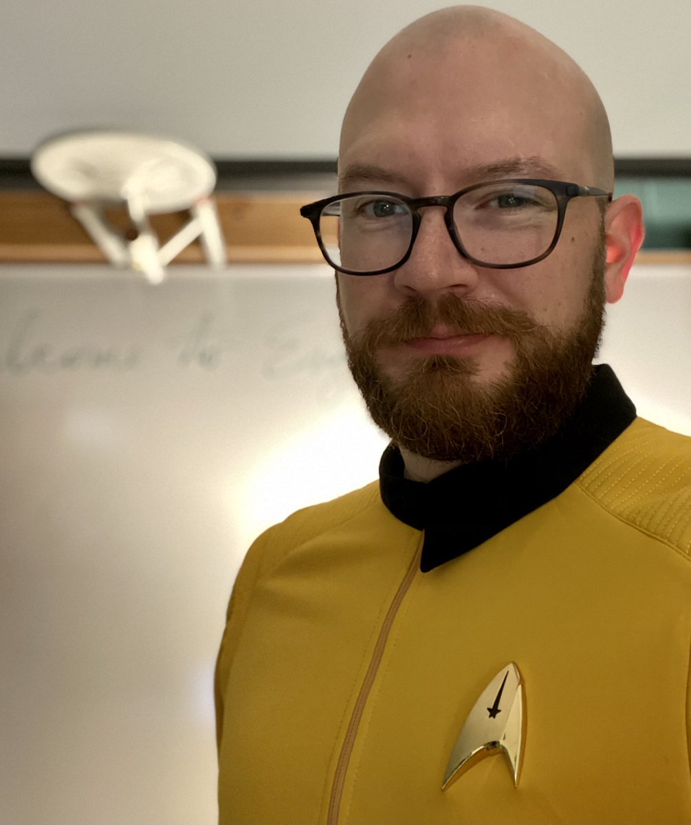 BBerryTIC's tweet photo. @JamestownHigh @JHSSCA1 Hallo-Wednesday!  Virtual Spirit Week Day 3! Headed to @StarTrek Strange New Worlds https://t.co/mX9V6McQML