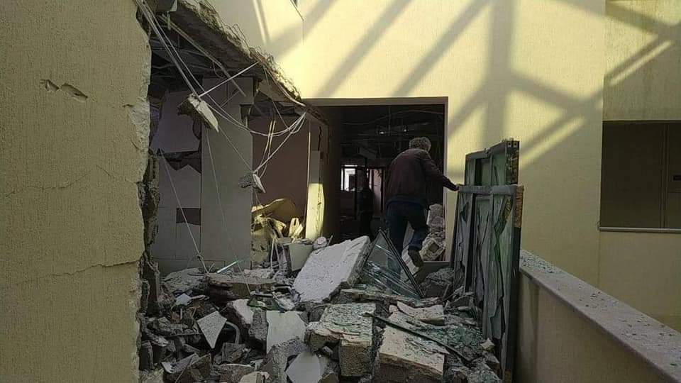 TMkrtchyan's tweet photo. #Azerbaijan targeted maternity hospital in #Stepanakert once again not hiding its #genocidal policy againts #Artsakh/ #NagornoKarabakh. #RecognizeArtsakh #StopAzerbaijaniAggression @LithuaniaMFA @Latvian_MFA @MFAestonia @LRSeimas @Jekaba11 @Riigikogu https://t.co/nEuuVvdIwa
