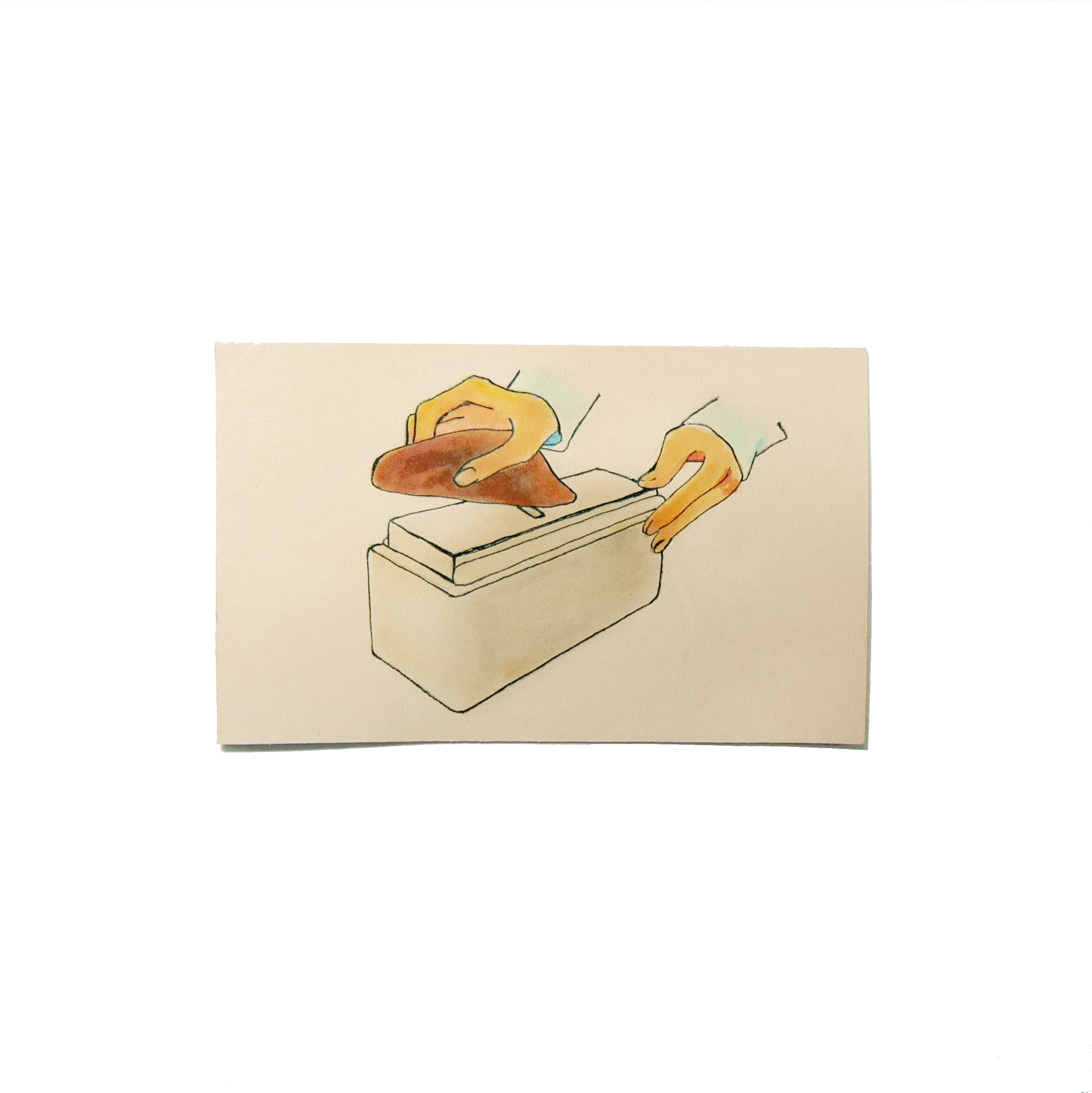 イラストレザーちょび 今日は おだしの日 です おだしになる鰹節を削るシーンをイラストにしました かつお節 は燻乾 ばいかん カビ付け製法で作られます これは カツオを燻して中の水分を除去し 良質なかつお節カビを付着させて 悪カビの発生を防ぐ