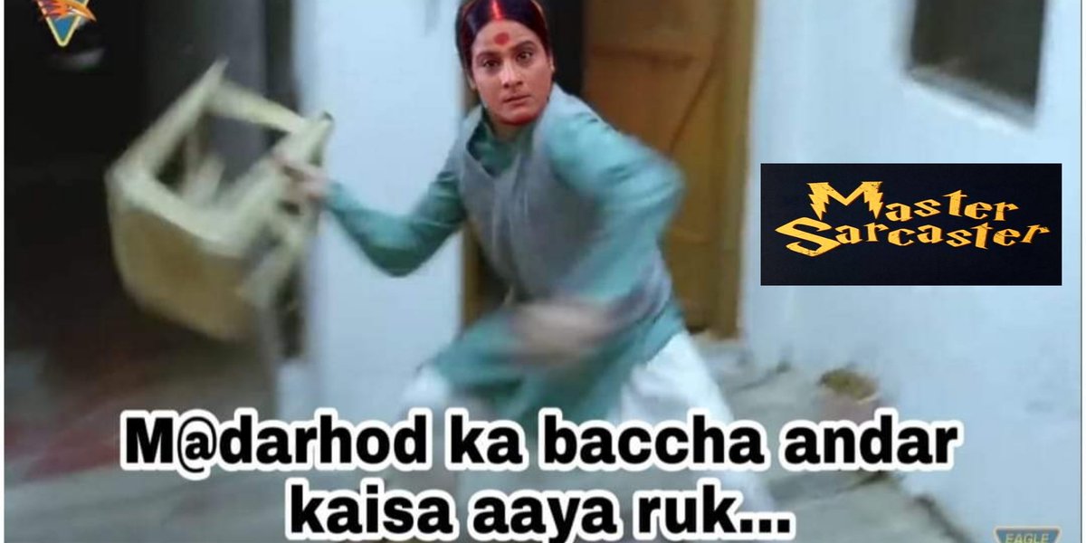 MasterSarcast_r's tweet photo. *Biji Pandey enters Surili's house*
Le Mausi - https://t.co/2OBareI63x