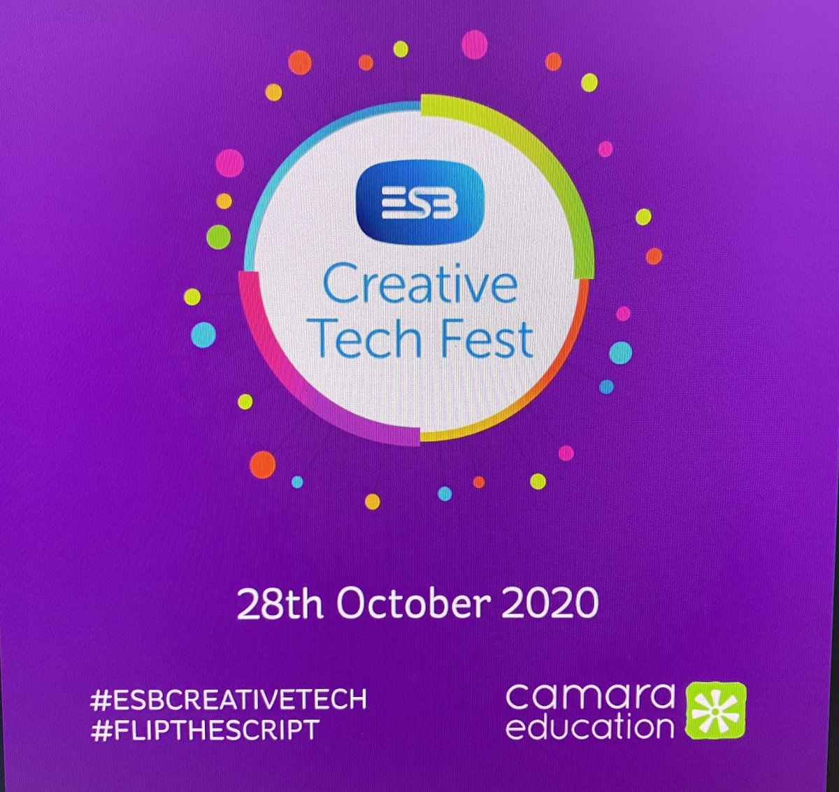 ESBGroup's tweet photo. Best of luck to all the TechSpacers and educators across the country who are shortlisted for today's @TechSpaceTweets virtual #ESBCreativeTech Fest awards streaming live from 2.30pm.
https://t.co/CdT2wJo8ax
#ESBCTF #generationtomorrow #esbbrighterfuture #STEAM https://t.co/H5bWuGYFZa