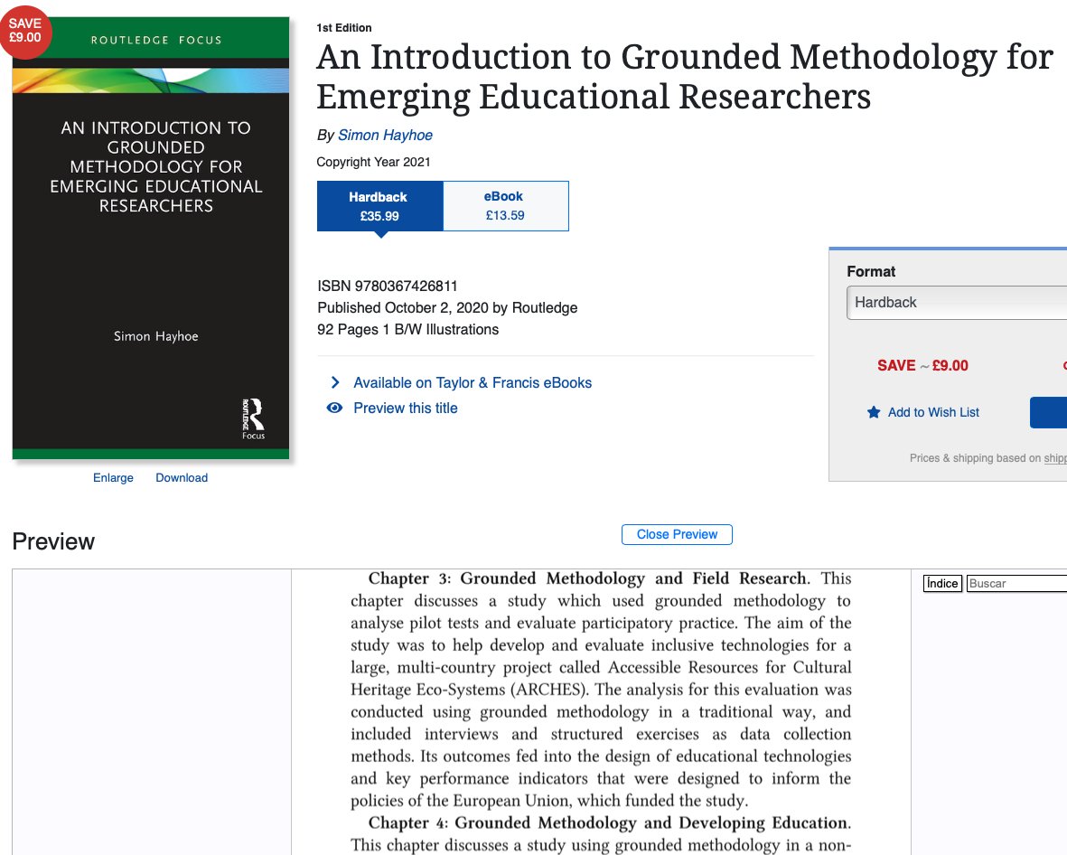 Yet another book that includes ARCHES research!
Congrats to Simon Hayhoe for his new book! One of many publications that include the ARCHES methodology and field research, this time in the form of an “Introduction to Grounded Methodology for Emerging Educational Researchers”.