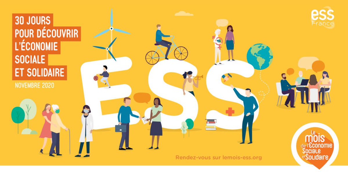 essteam_'s tweet photo. 📯 Actu ESS’Team
Restrictions sanitaires ou non, nous sommes mobilis��s pour célébrer le Mois de l'ESS 2020 en Savoie &amp; Haute-Savoie ! 
🌟Restons ouvert, curieux &amp; solidaire ! 🌟
👇 Ici, on vous propose de penser nos rapports autrement. 
https://t.co/1UfTvPRUz1 https://t.co/zA9j7f9tTL