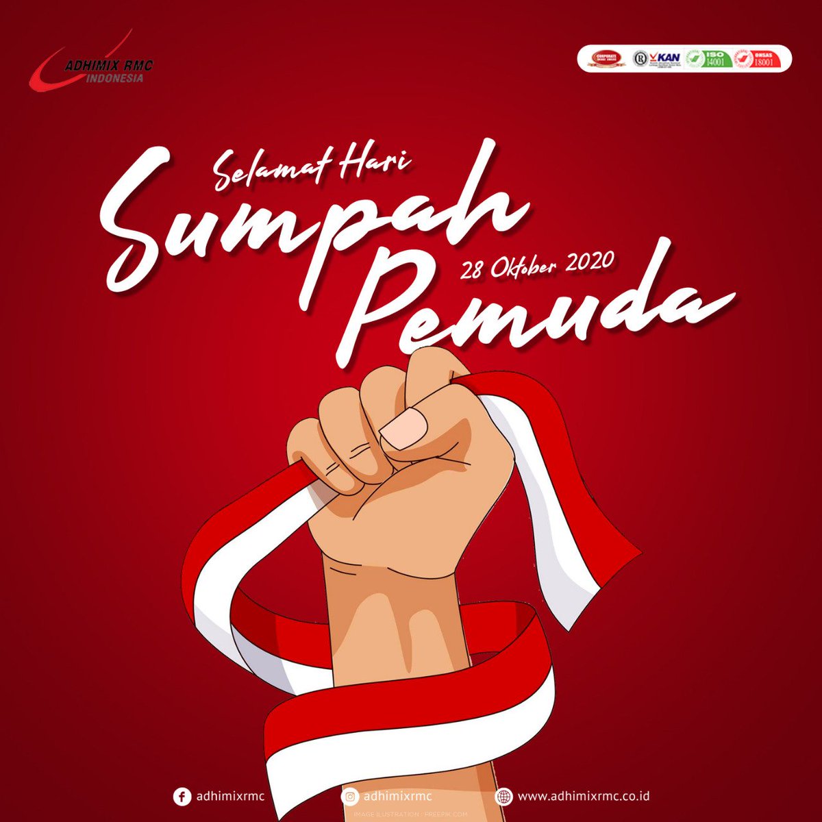 adhimixrmc's tweet photo. Selamat Hari Raya Sumpah Pemuda.
Satu bangsa, satu bahasa, satu tanah air. Pemuda Indonesia!

#SumpahPemuda https://t.co/Nhv94GMwTJ