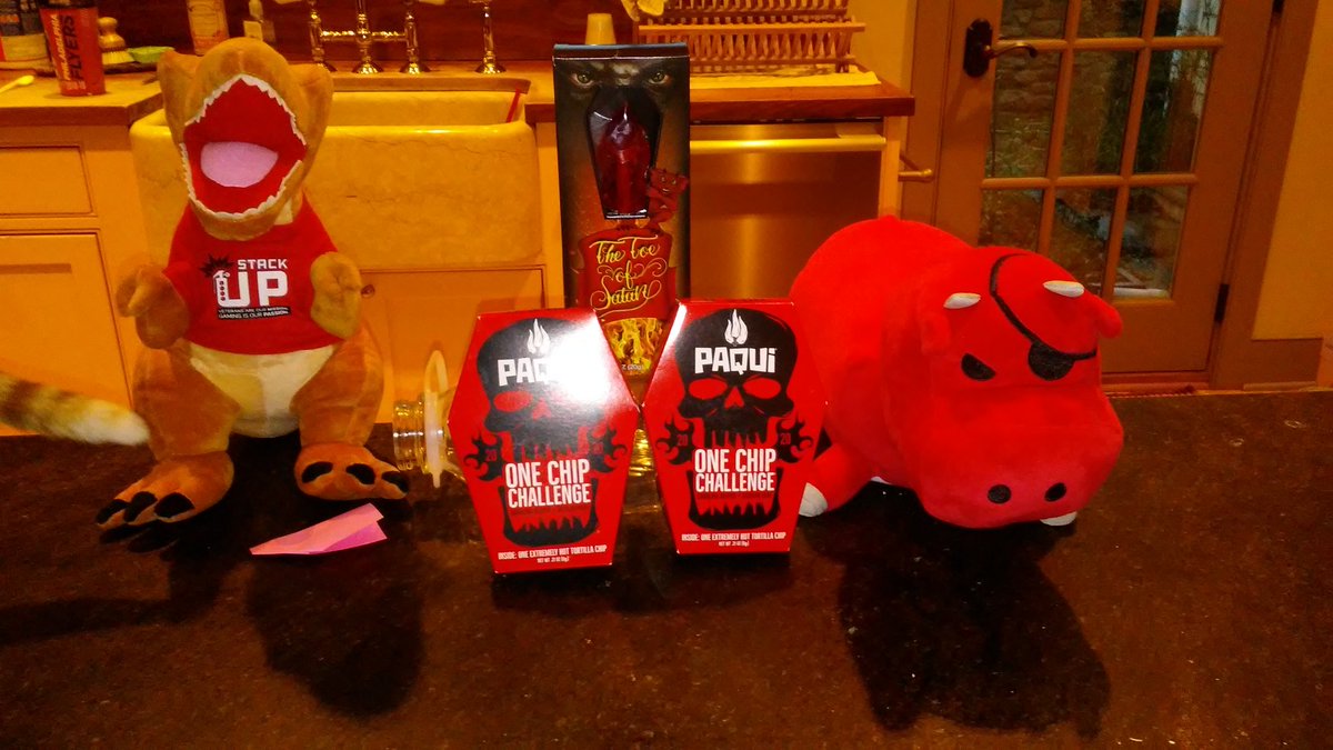 YourBigBroSteve's tweet photo. THIS FRIDAY!! At around 1700EST during #FridayNightBattlefield I will be doing the "Paqui One Chip Challenge" NOT JUST ONCE but Twice! I will also be Enduring the "Toe Of Satan Sucker" How long will I last without a drink! https://t.co/HSfepbqvz9