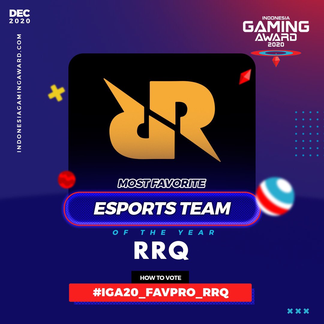 exgcon's tweet photo. Inilah para nominasi untuk kategori The Most Favorite Esports Team Of The Year di Indonesia Gaming Award 2020

Siapakah yang akan jadi “THE MOST FAVORITE” ? 
Ayo vote segera! Ajak semua sodara, teman, keluarga semua buat voting sekarang juga ya!

#EXGVerse #IGA20 https://t.co/l8vKrb3AIA