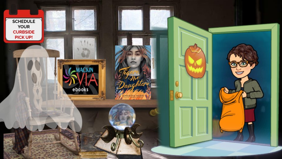 CHWestLibrary's tweet photo. In the mood for a ghost story? This week's West Weekly Book Talk features @samanthamabry's Tigers, Not Daughters. https://t.co/KQjcObtl8P Click to explore and schedule a curbside pick up or start reading now through Mackin Via! @CHPSreads https://t.co/ZC8pGFHCvB