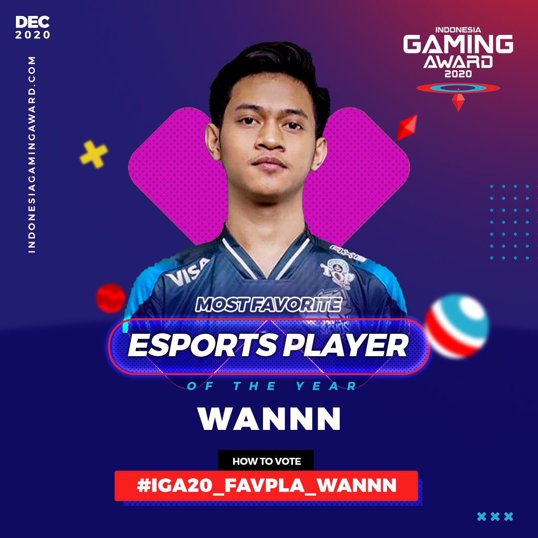 exgcon's tweet photo. Inilah para nominasi untuk kategori The Most Favorite Esports Player Of The Year di Indonesia Gaming Award 2020

Siapakah yang akan jadi “THE MOST FAVORITE” ? 
Ayo vote segera! Ajak semua sodara, teman, keluarga semua buat voting sekarang juga ya!

#EXGVerse #IGA20 https://t.co/0TM0zvDXtg