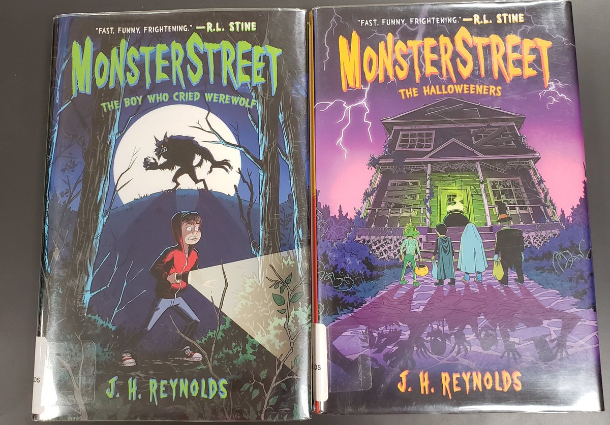 JenniferLDoty's tweet photo. @WESWildcatLib had a fantastic virtual author visit with @jh_reynolds!  4th grade students learned about his writing process and got their questions answered.  This librarian would love some #MonsterStreet swag from @HarperCollins @HarperChildrens to help promote this series!📚 https://t.co/79sgFx0syt