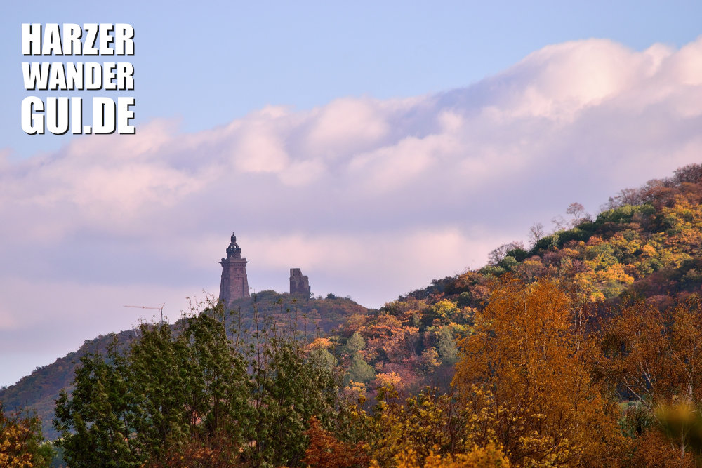 Der kleine Bruder des #Harz: Blick zum #Kyffhäuser und dem #Barbarossadenkmal...