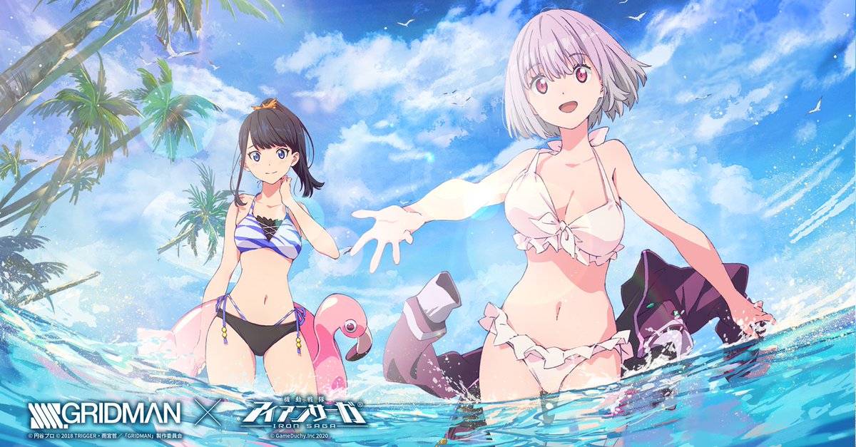 reバース　新庄アカネ　宝田六花　nbp SSSS_GRIDMAN #宝田六花 #新庄アカネ #いいねした人全員フォローする