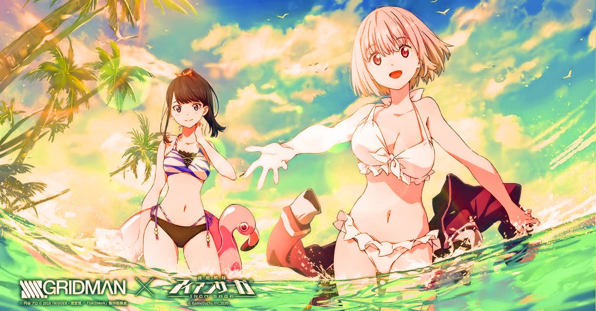 reバース　新庄アカネ　宝田六花　nbp SSSS_GRIDMAN #宝田六花 #新庄アカネ #いいねした人全員フォローする