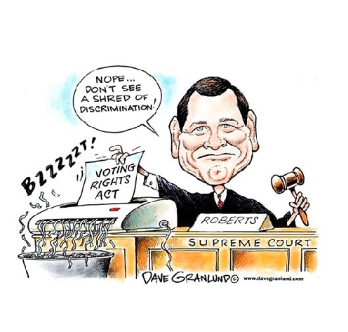 Eti_Verde's tweet photo. Injustice Roberts dedicated his career to gutting voting rights. GOP voter suppression & a$$ault on democracy continue$. Court actions in 2000 election=disgrace. Citizens United decision=plutocracy. Campaign spending in US=obscene. #InjusticeRoberts #TrumpJunta https://t.co/7vRUqE1QN6