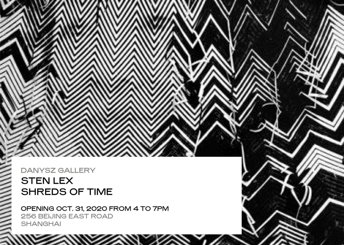 stenlex's tweet image. New solo show.
STEN LEX, SHREDS OF TIME, DANYSZ GALLERY, SHANGHAI, opening OCT. 31 256 BEIJING ROAD. @danyszgallery