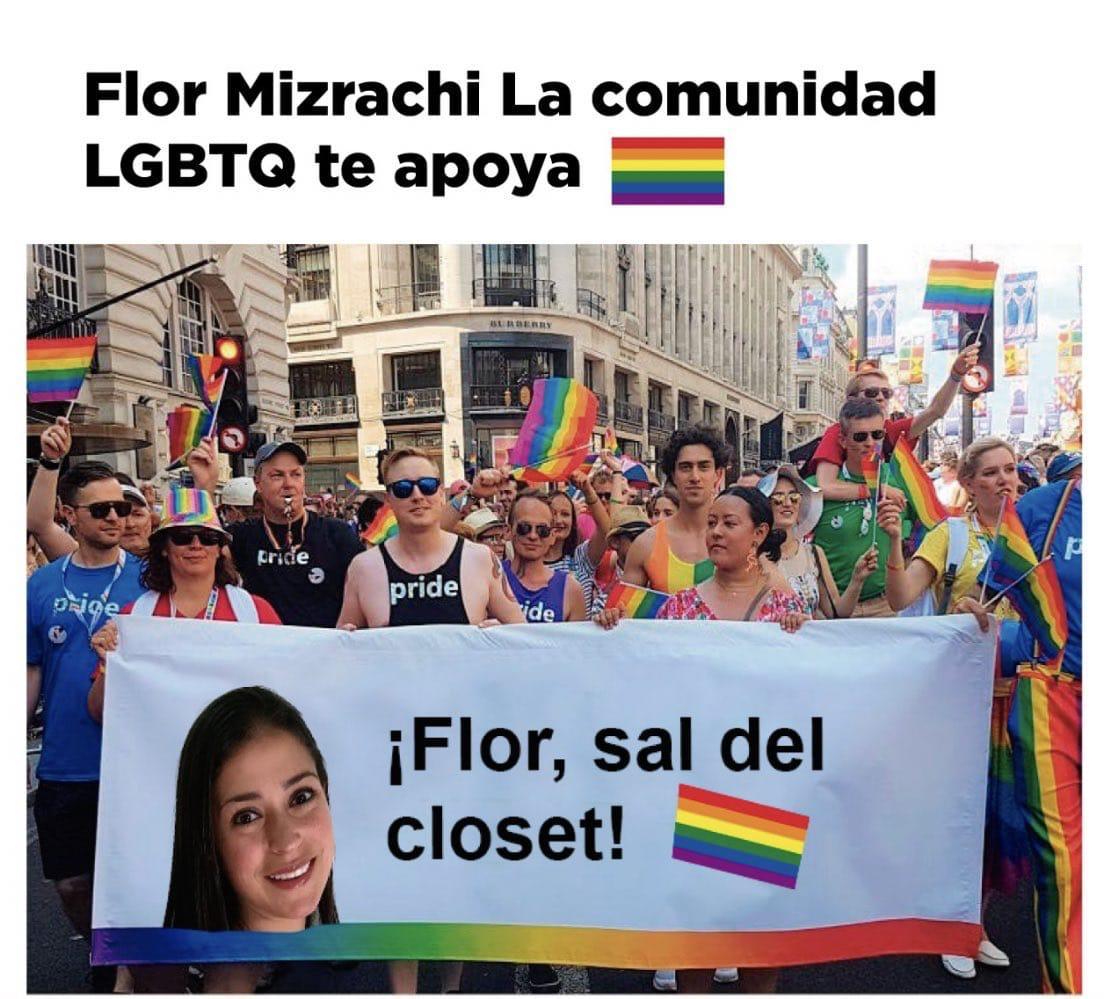 MichelQm7's tweet photo. @lcamacho17 @flormizrachi @ZulayRL Flor Mizrachi sal del closet ! La comunicas LGBTQ te apoya #Lgbtq https://t.co/AAWwTqIcKO