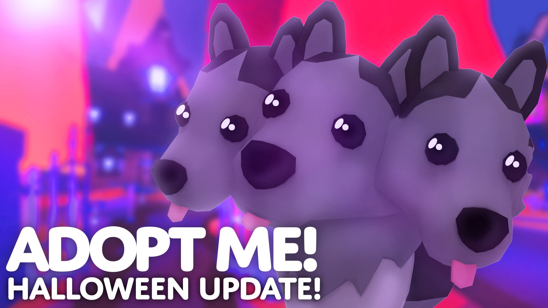 Adopt Me On Twitter Halloween Update Play 2 New Minigames And Earn Candy Free Candy In The Shop Every Day 6 New Pets Including Temporary Minigame Reward - cerberus roblox